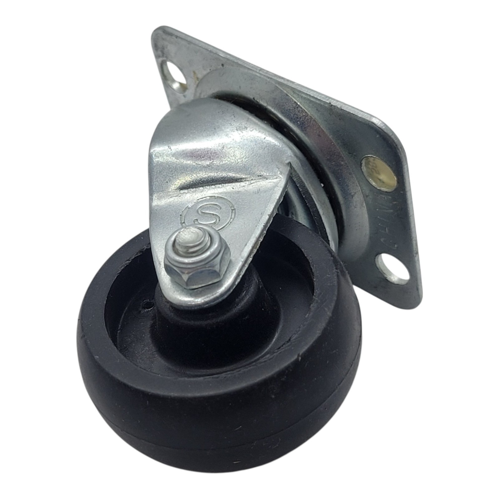 Everbilt 49392 2″ Swivel Plate Caster Polypropylene Wheel Steel Frame
