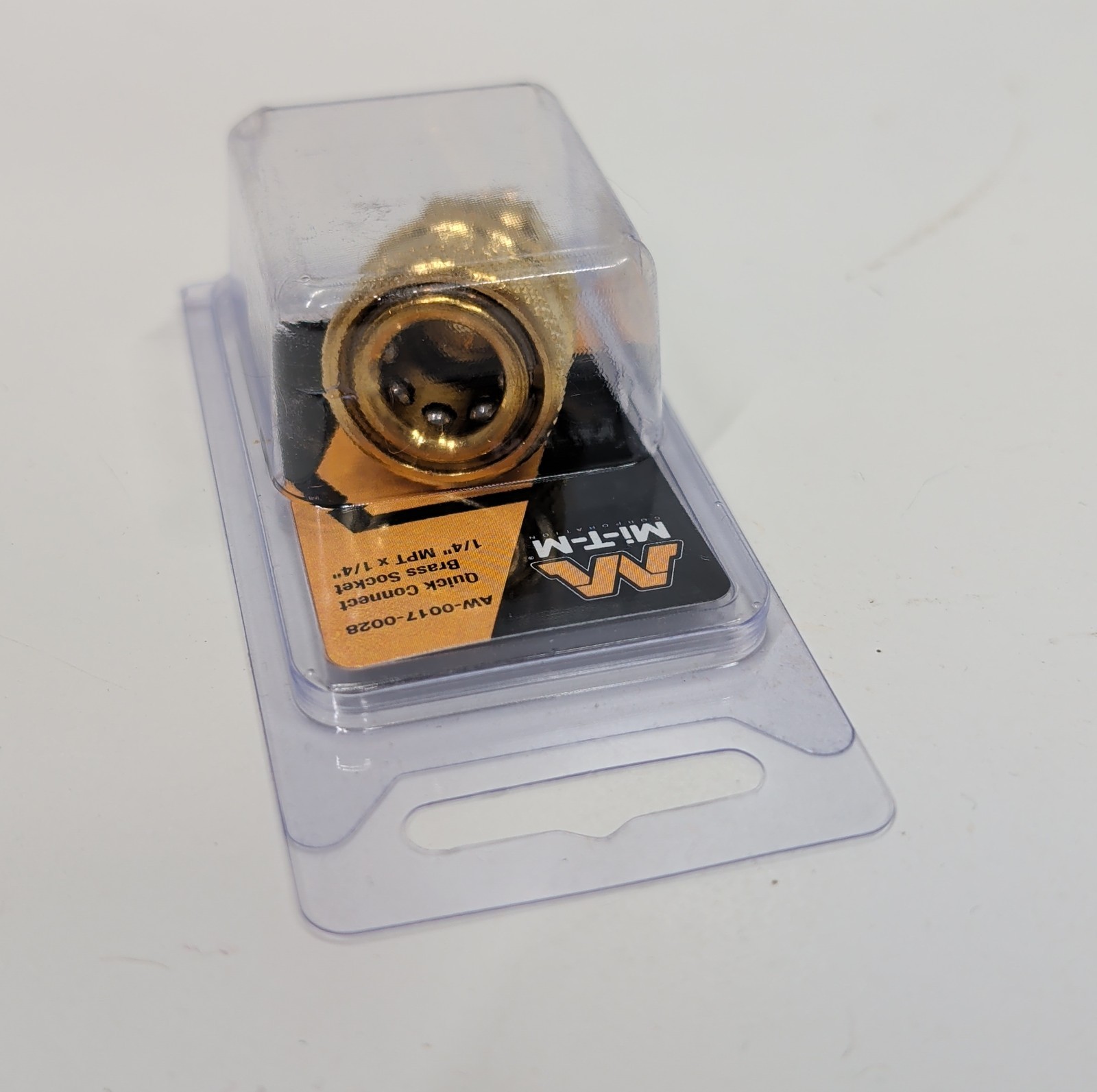 Mi‑T‑M AW‑0017‑0028 Quick Connect Adapter 1/4″ Socket x 1/4″ MNP New