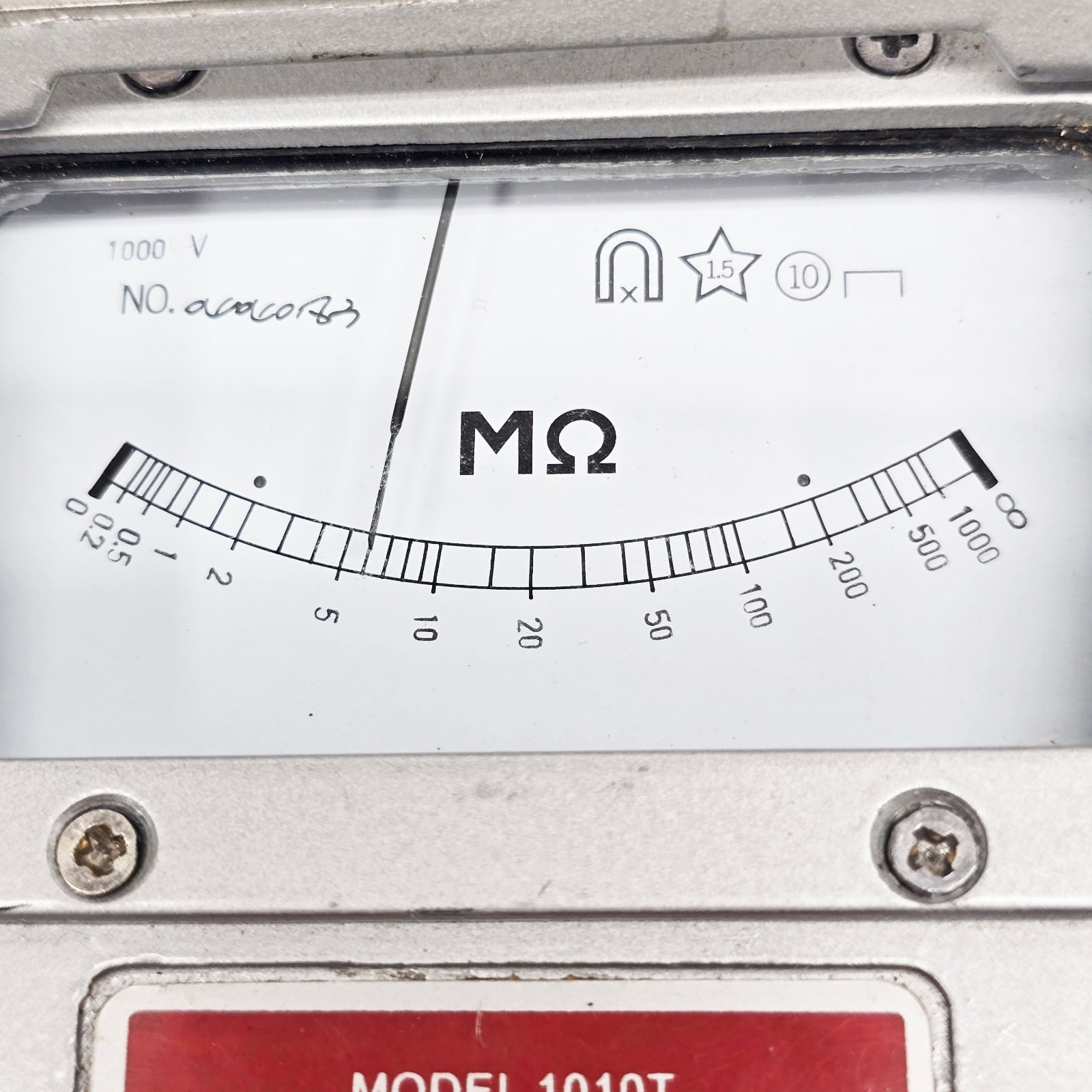 0-1000MΩ Insulation Resistance Tester 1000V Megger Meter Megohmmeter Hand-Crank
