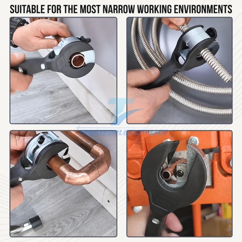Heavy Duty Ratchet Pipe Cutter Tool for Cutting PVC PPR PE Copper Steel Metal