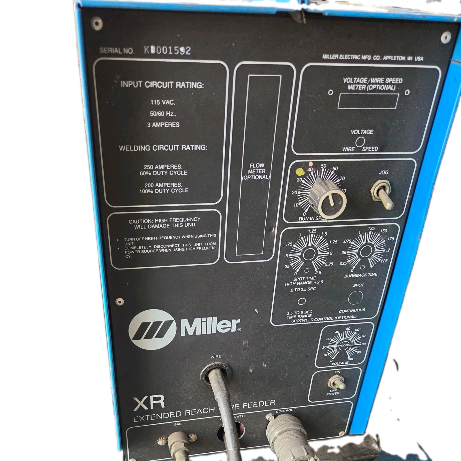Miller XR Extended Reach MIG Wire Feeder