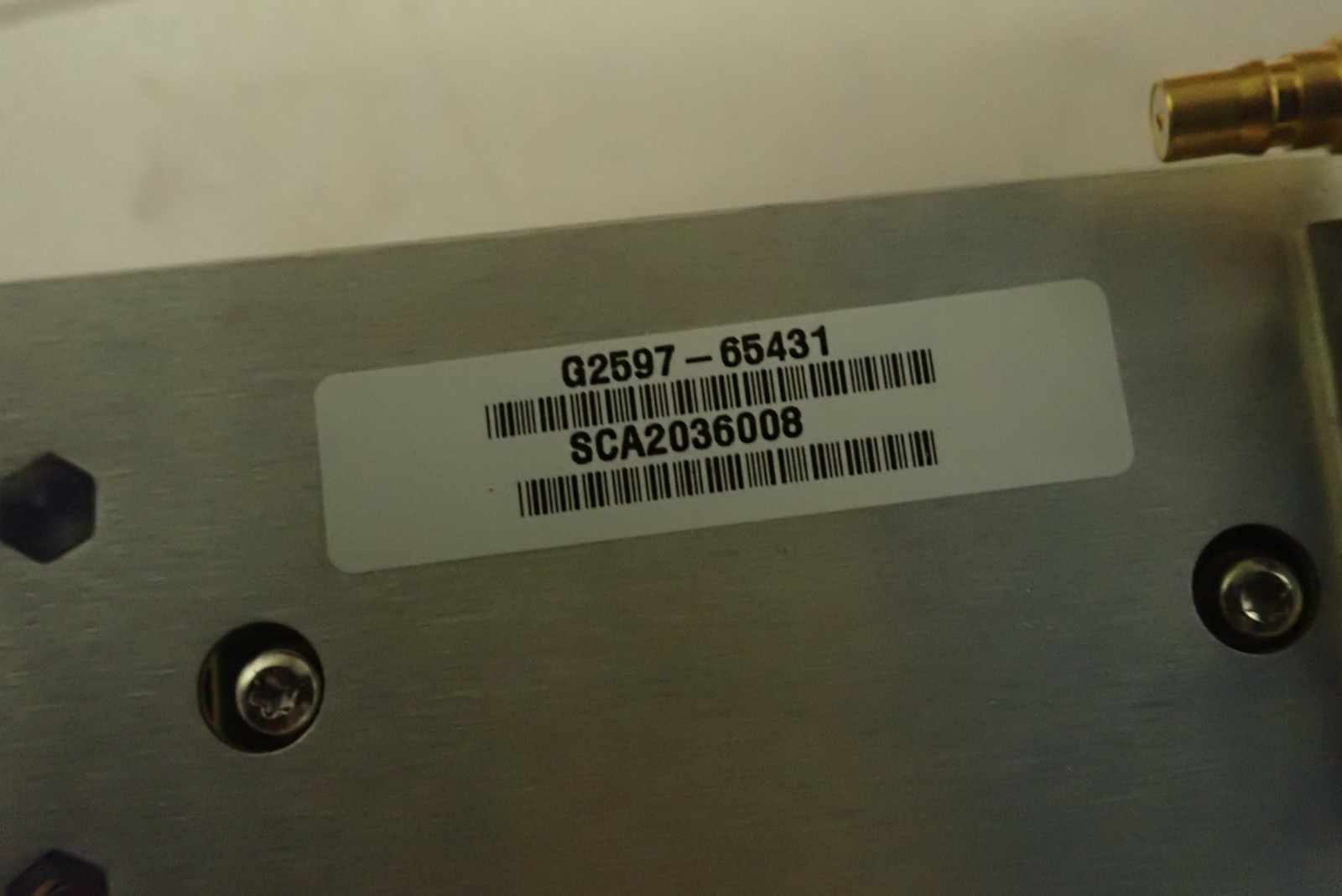 Agilent Technologies G2597-69430 / G2597-65431 SC5 w/ Serdes (6230B) Tray Assy