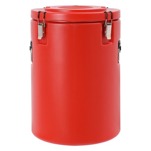 40L Commercial Soup Container Insulated Hot Cold Beverage Carrier Red
