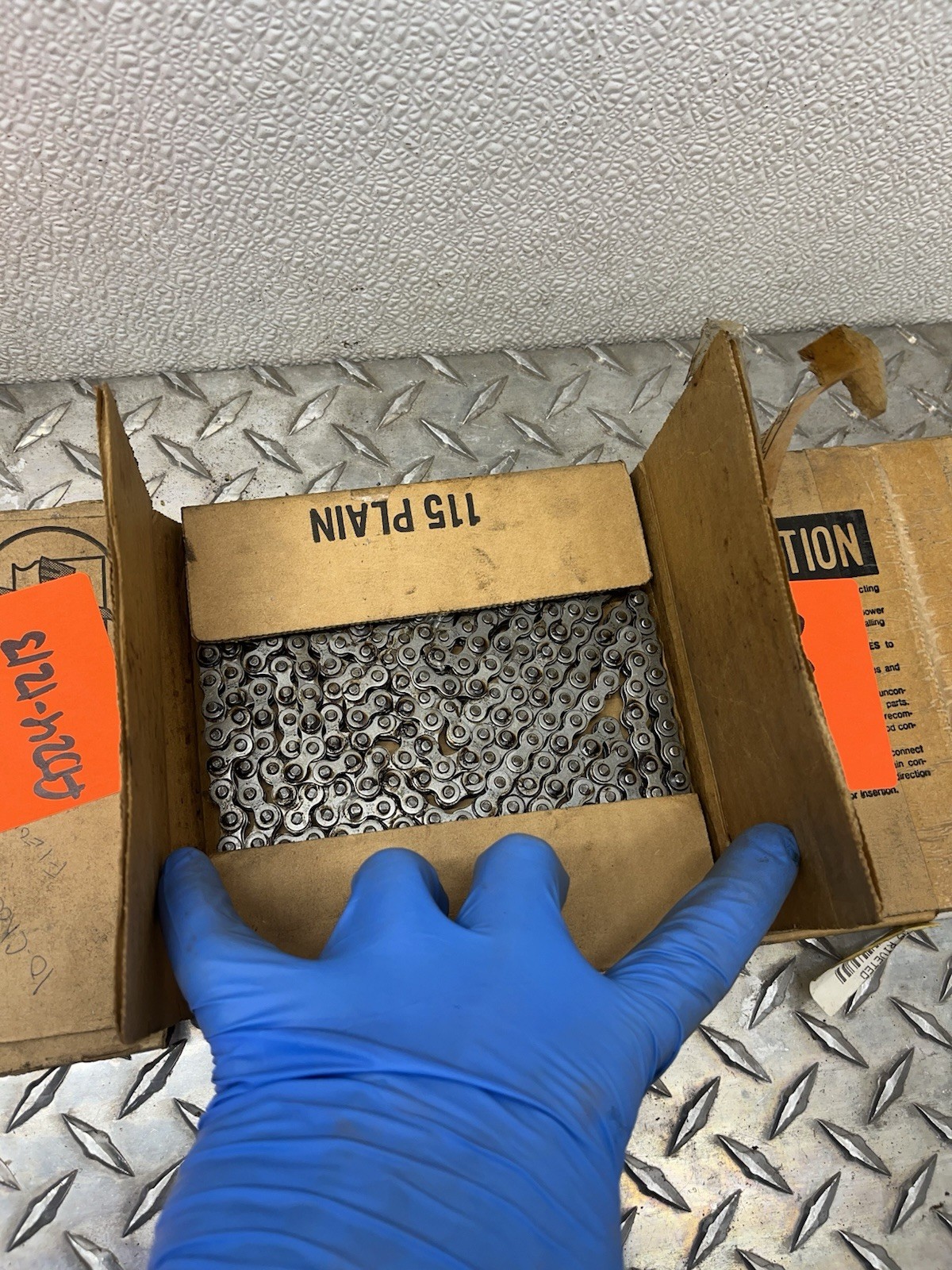 1 BOX Link-Belt R35R10BX Riveted Roller Chain 10 Ft Length USA 320 PITCHES