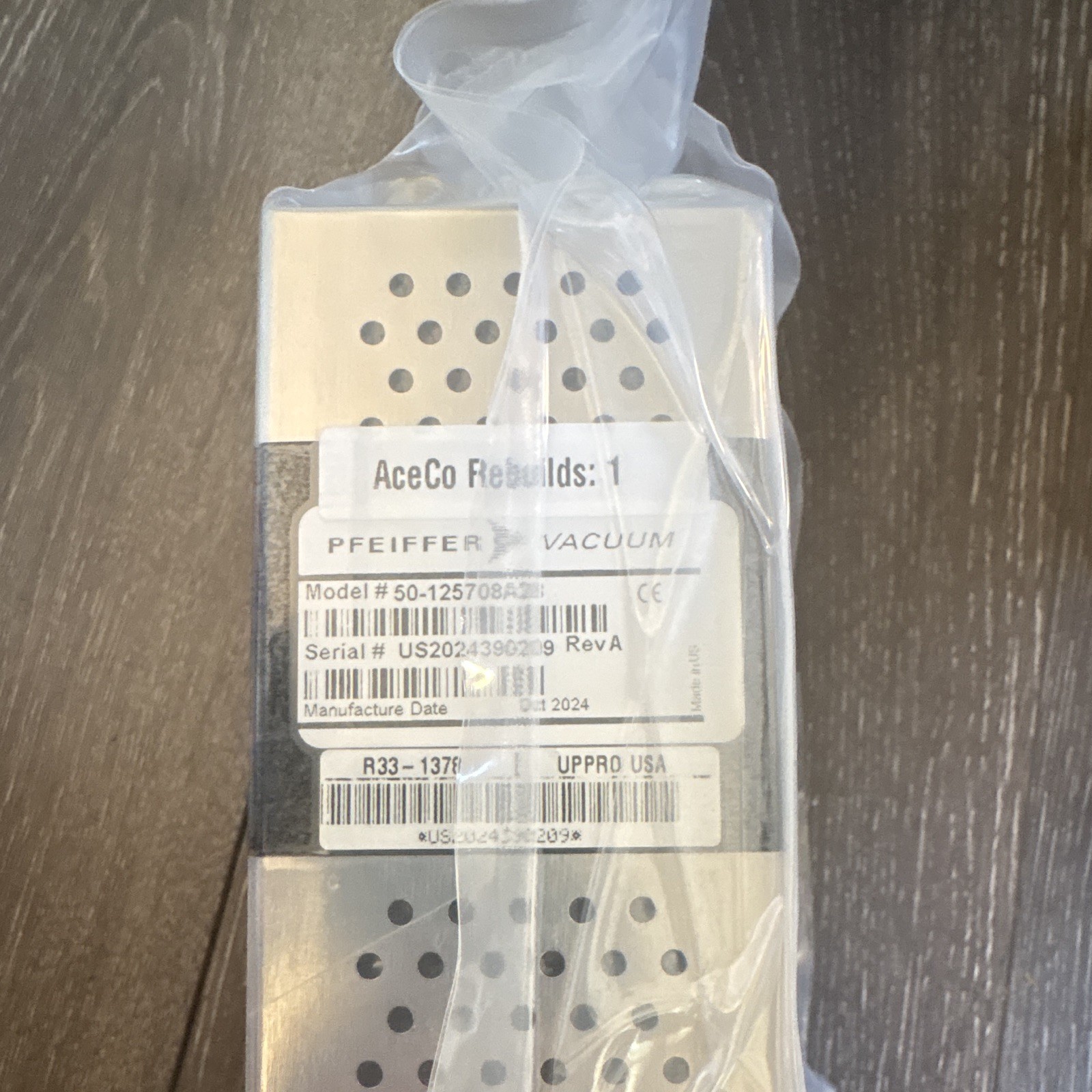 Pfeiffer Vacuum Intellisys IQ Throttling Valve MPN 50-125708A2