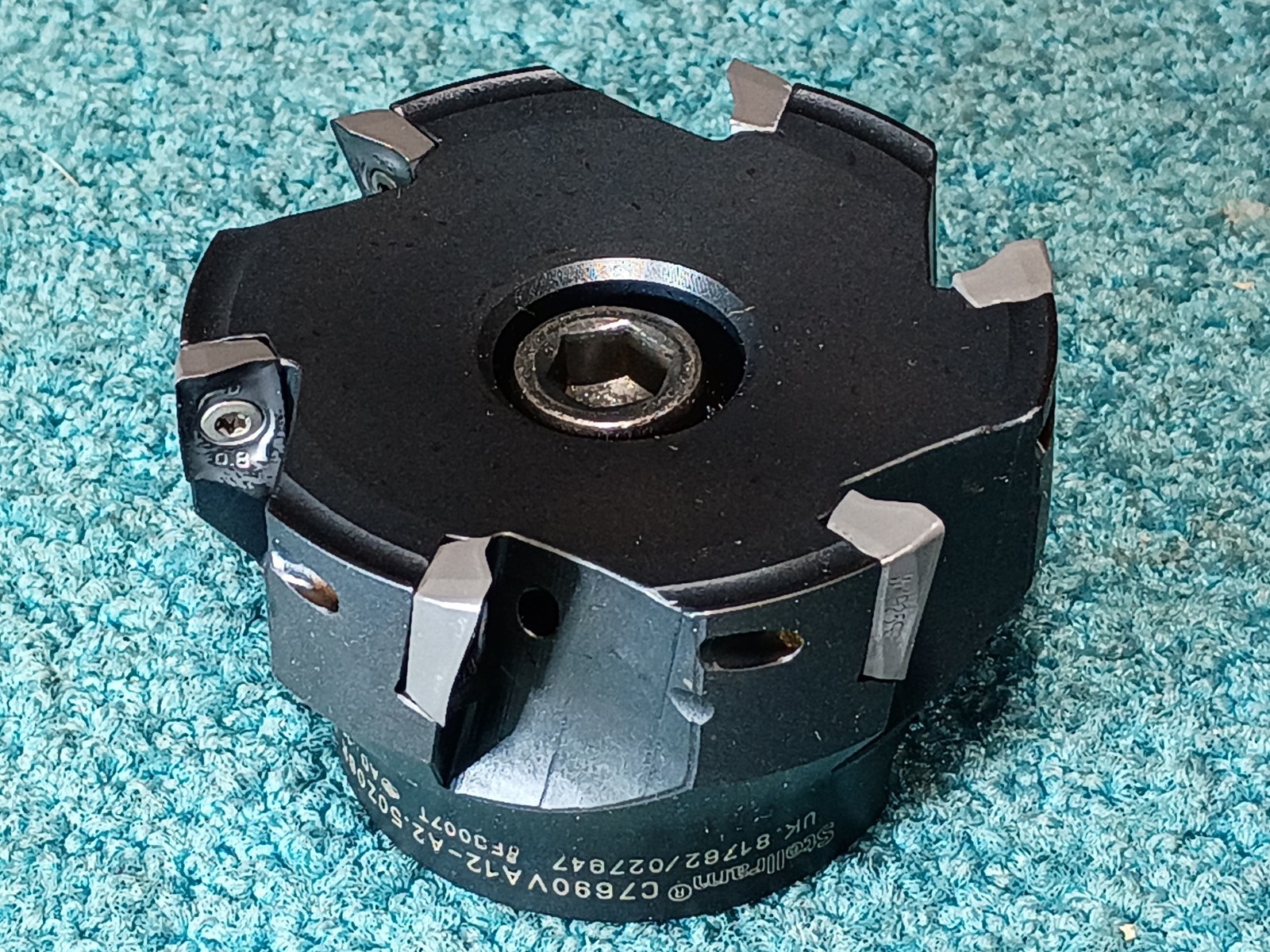 Stellram 2.50″ Face Mill Cutter 90° C7690VA12-A2.50Z06R W/New Walter ADMT WKP25S
