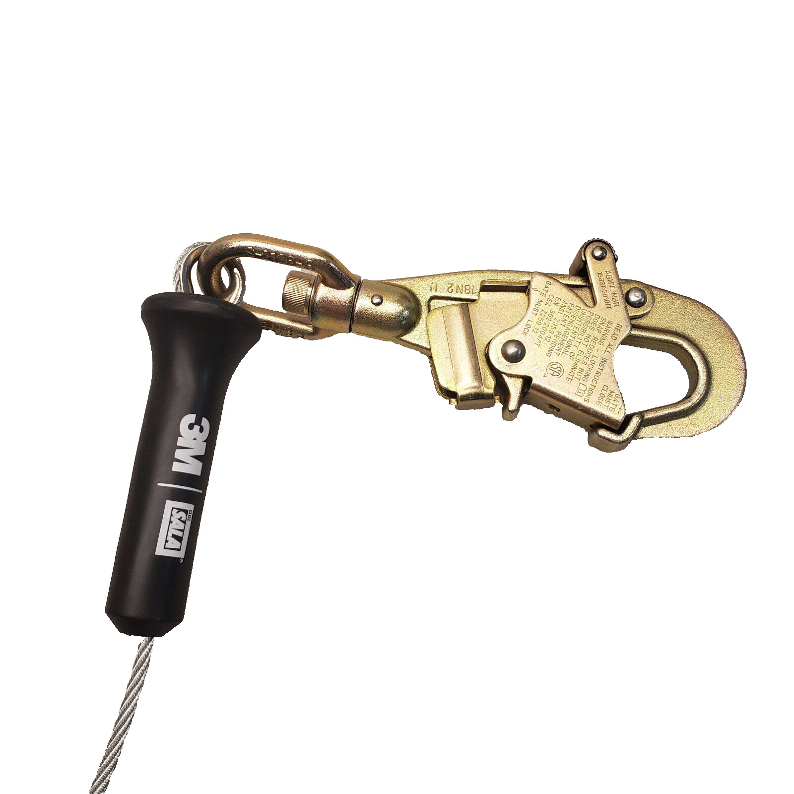 3M DBI-SALA Nano-Lok Edge 8 ft (2.4m) Self-Retracting Lifeline SS Swivel 3500218