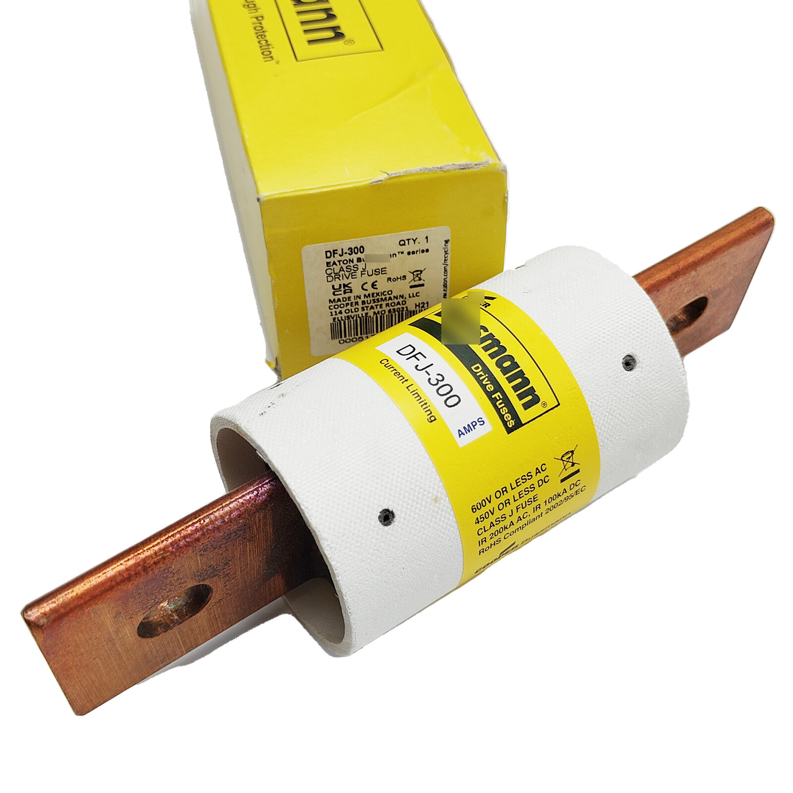 New Fuse for Bussmann DFJ-300 Amp ClassJ High Speed Current Limiting Fuse HSJ300