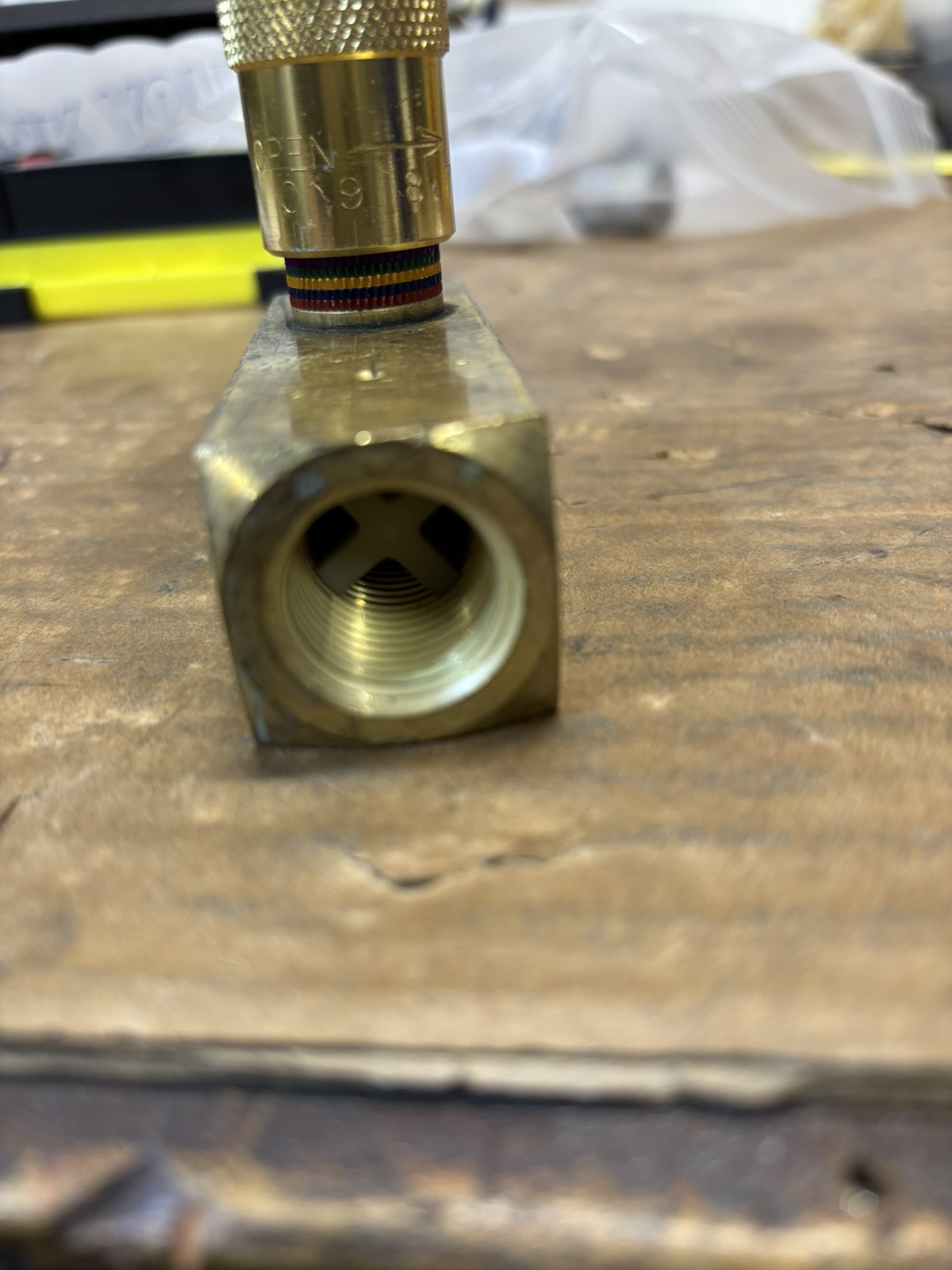 EASY READ DELTROL FLUID PRODUCTS BRASS EF30B 3/4-14 PORT UP TO 40.00GPM 2000PSI