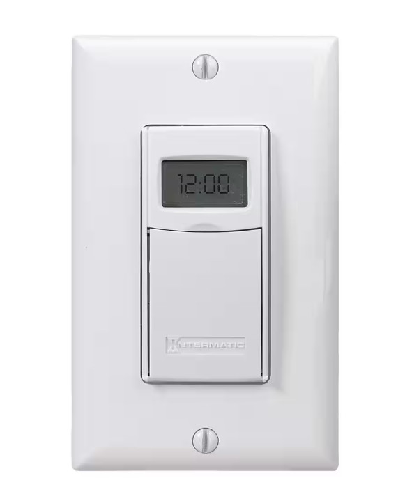 🙌 NEW INTERMATIC 120-277VAC 7-DAY PROGRAMMABLE IN-WALL TIMER ST01