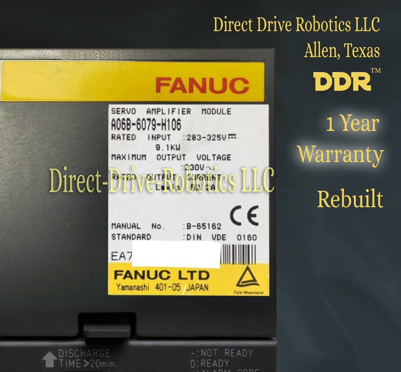 **Rebuilt**12 Month Warranty**TRY US ONCE**EXCHANGE** Fanuc A06B-6079-H106