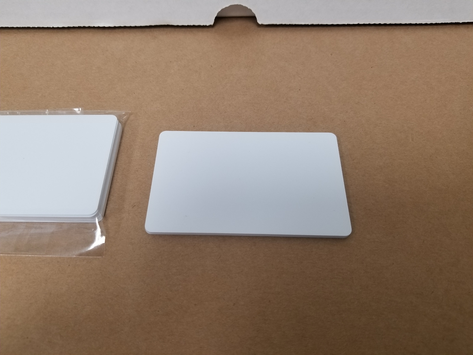 10 Blank White PVC Cards, CR80.30 Mil, High Quality for Color and UV Printing