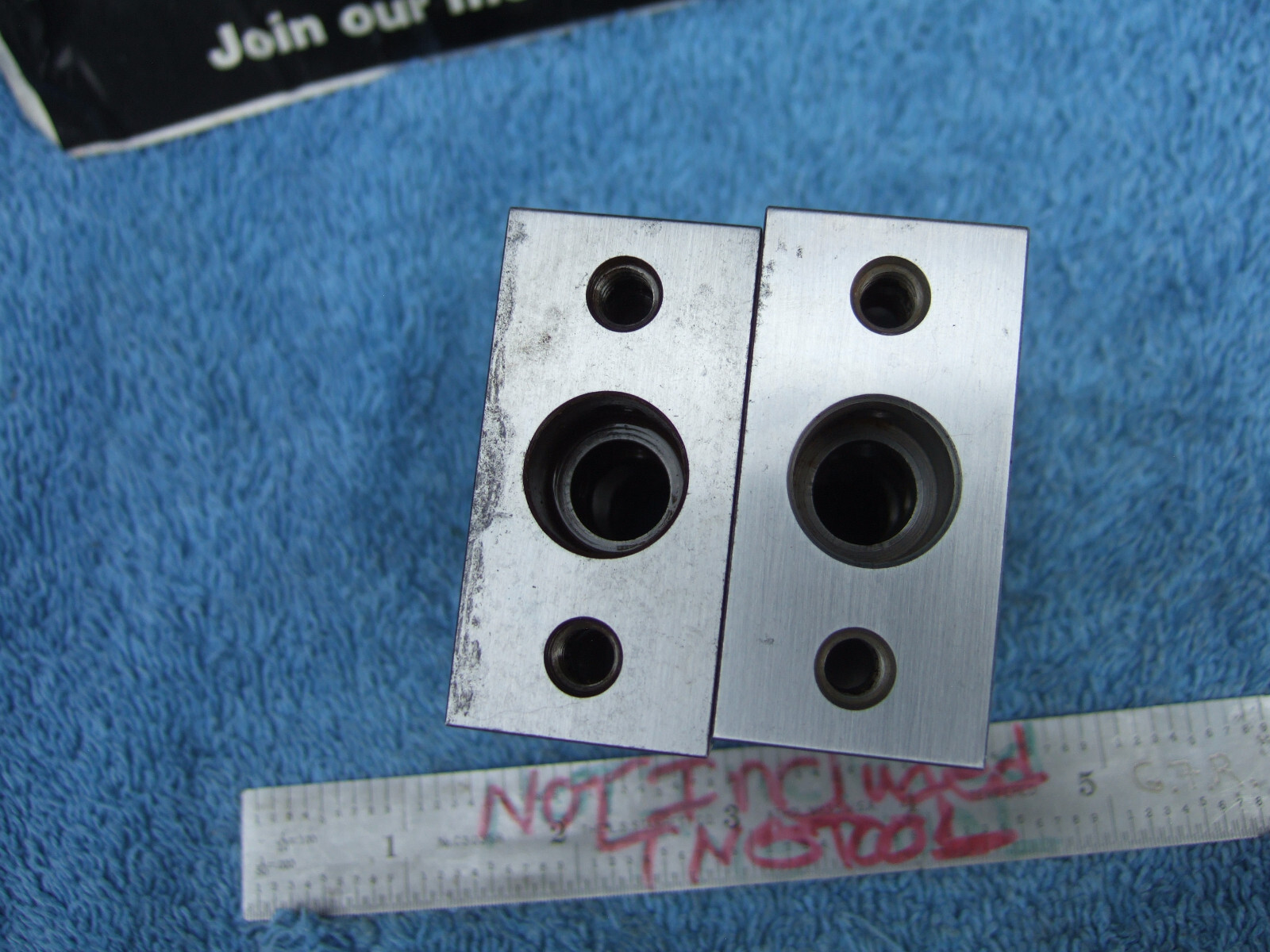 Hermann Schmidt 1-2-3 BLOCKS STAINED USA MADE TOOLMAKER MACHINIST INSPECT GRIND