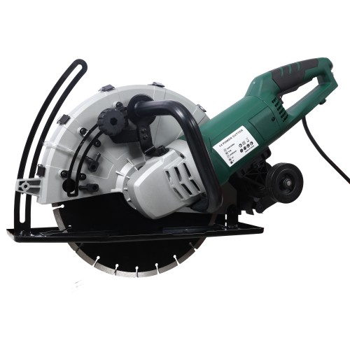 Portable 14″ Wet/Dry Electric Corded Circular Concrete Saw/Power with Water Line