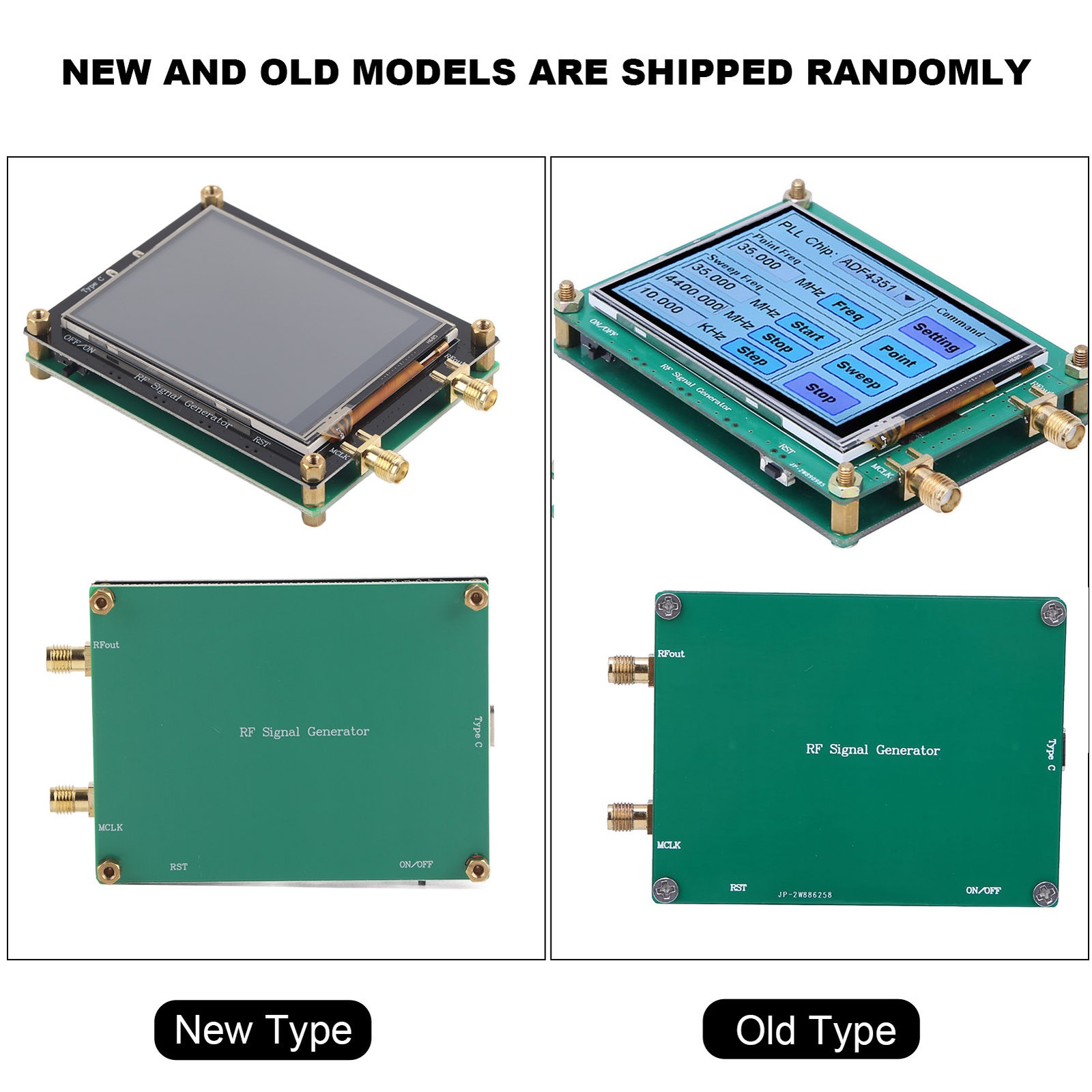 Signal Generator Full Touch Screen RF Sweep Frequency PC Control With Data