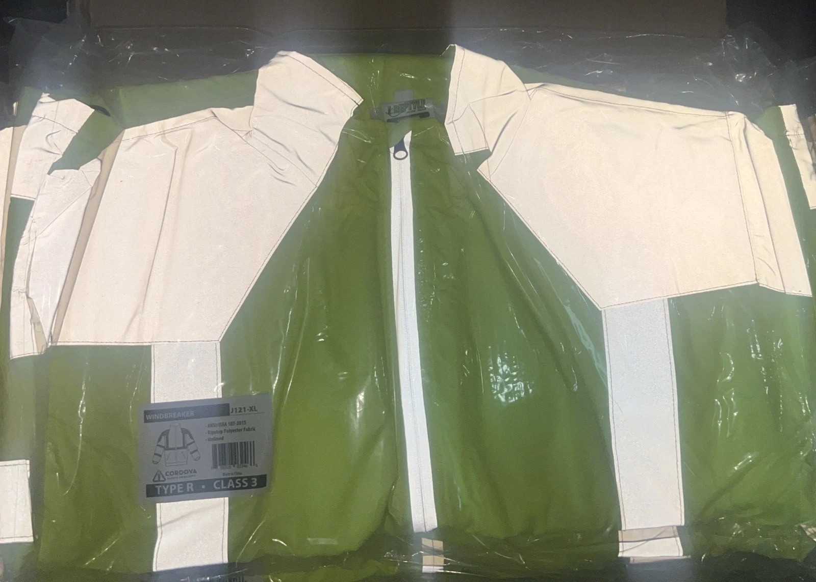 Cordova Reptyle Workwear Windbreaker J121-XL Type R Class III