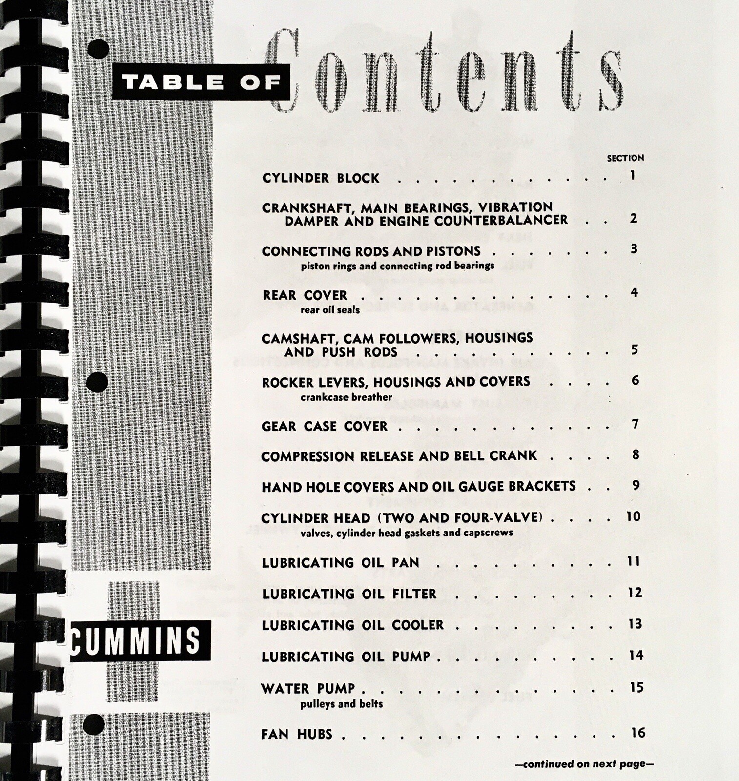 Cummins NHHHTC-335 NTC-350 NTCE-350 NTCC-350 Engines Service Manual Parts Set