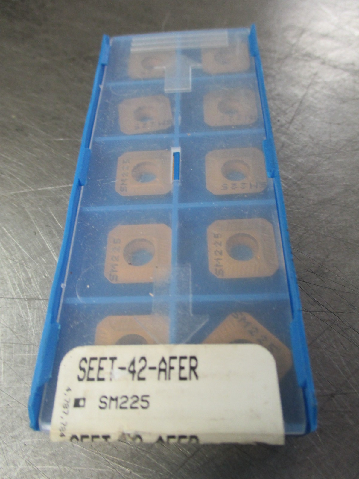 NEW Valenite SEET-42-AFER General Purpose SM255 Steel Grade Carbide Inserts
