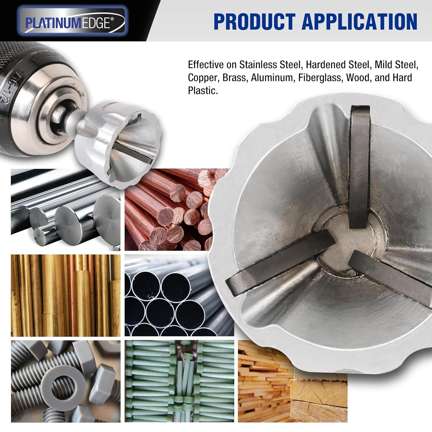 Deburring External Chamfer Tool with 3 Tungsten Carbide