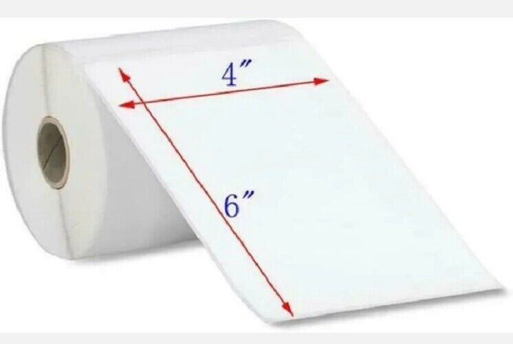 EACH MFLABEL 4” X 6” Direct Thermal Labels (250 PCs)(Y8)