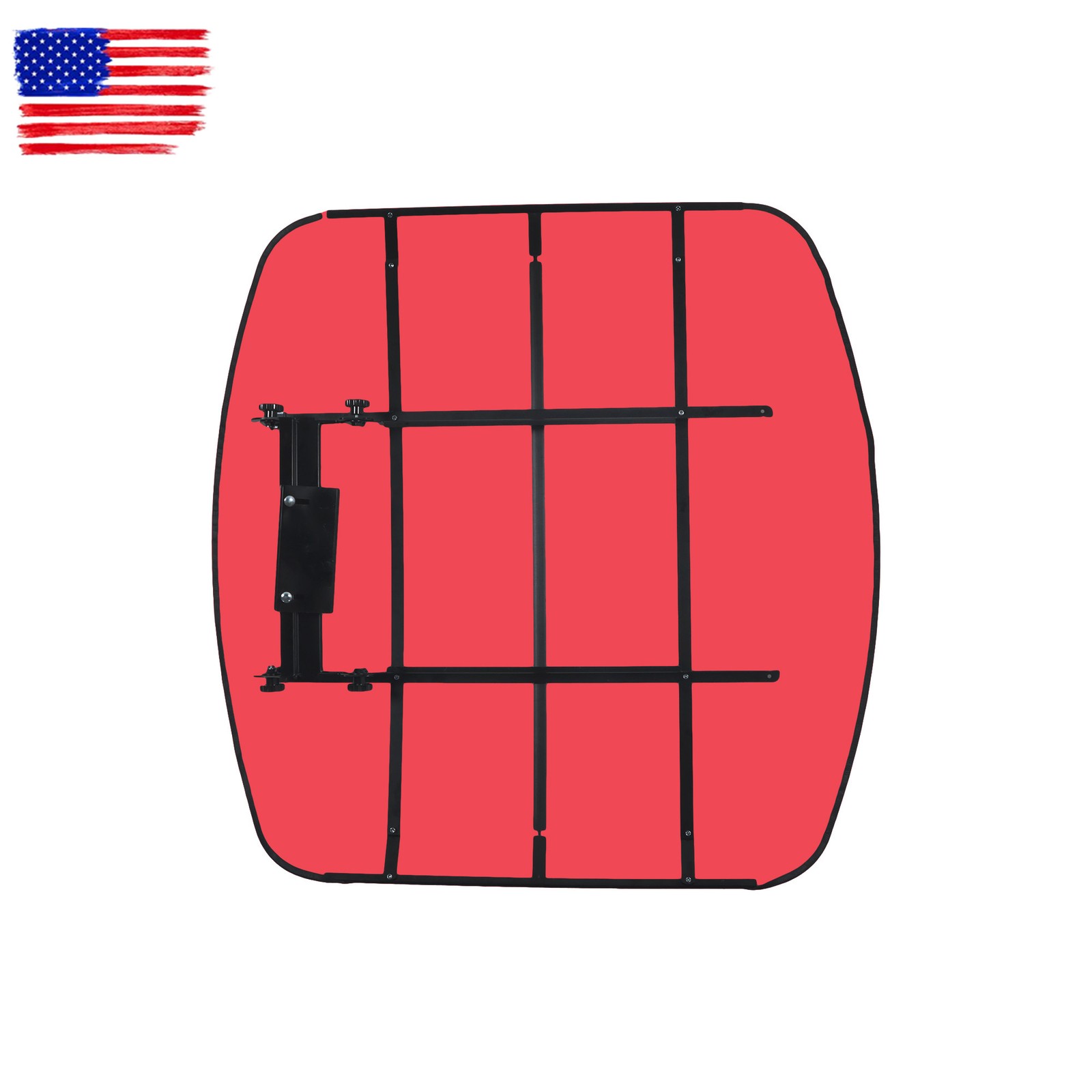 Tractor & Mowers Top Canopy 52″× 52″ For 2″ x 2″ or 2″ x 3″ Rops Umbrella Red