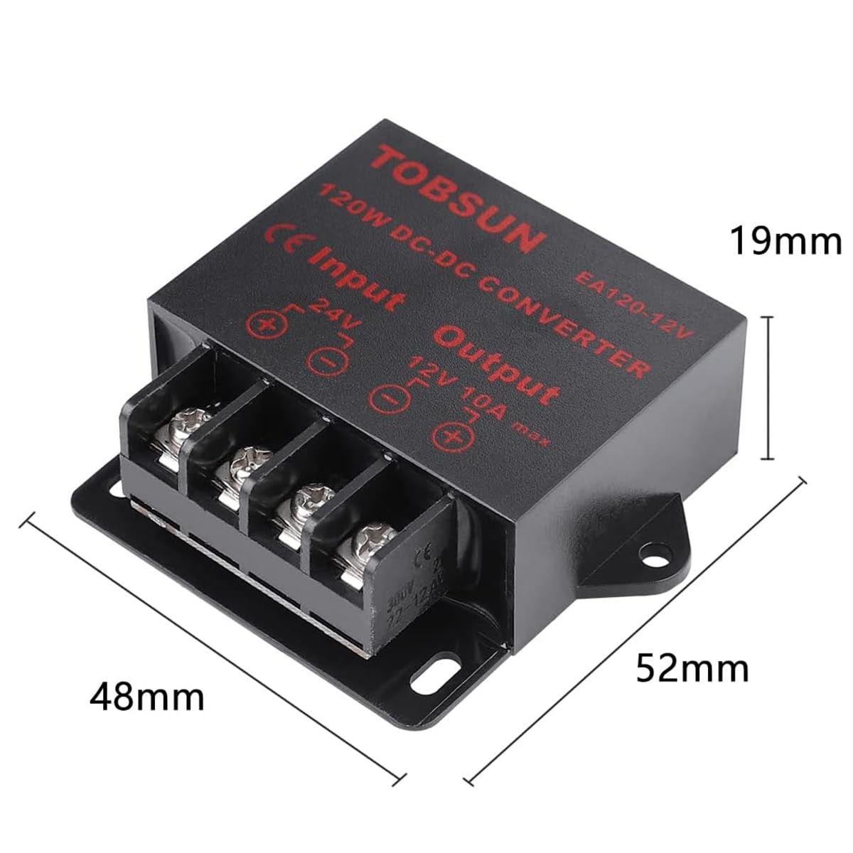 DC 24V to 12V 10A 120W Step Down Buck Converter Voltage