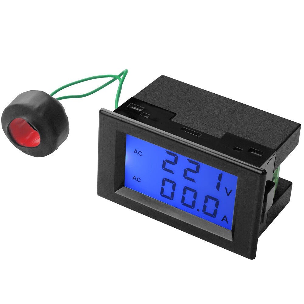 Digital LCD AC 80-300V 200-450V Volt 100A 200A Amp Meter Ammeter Voltmeter Panel