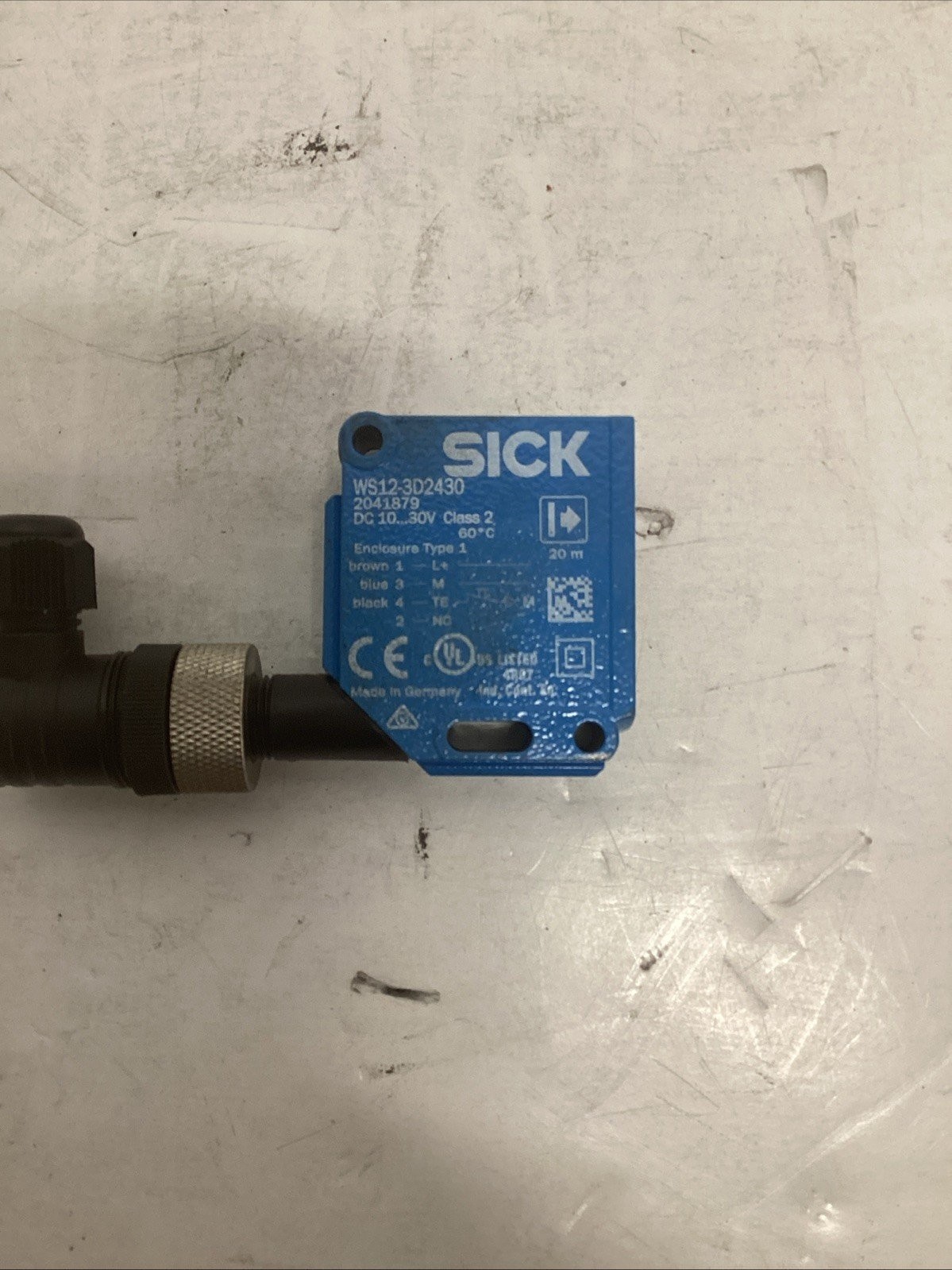 SICK 30V PHOTOELECTRIC SENSOR WS12-3D2430 I-234