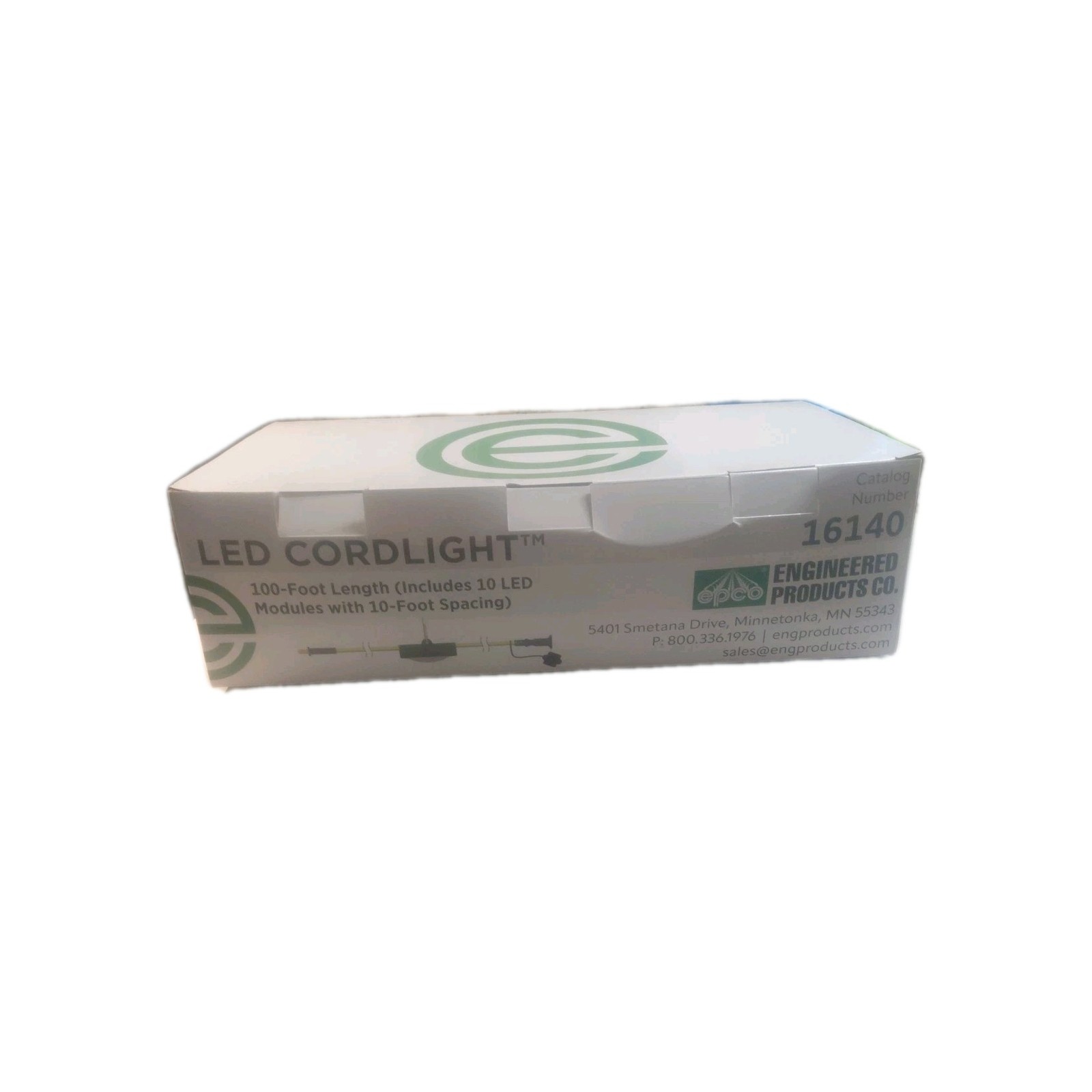 LED CORDLIGHT, 16140, 100 foot length, (includes 10 Led Modules)