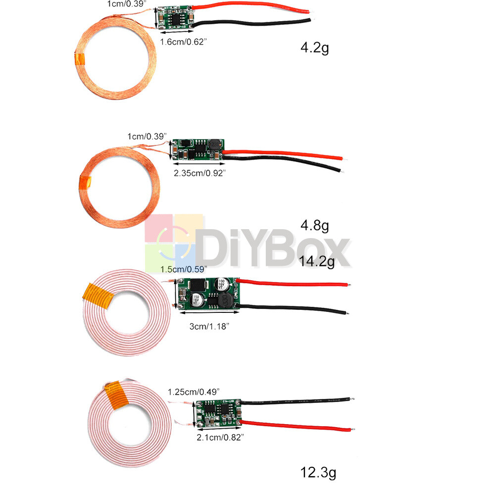 5V Wireless Charging Transmitter +Receiver Power Supply Module Inductive Charger