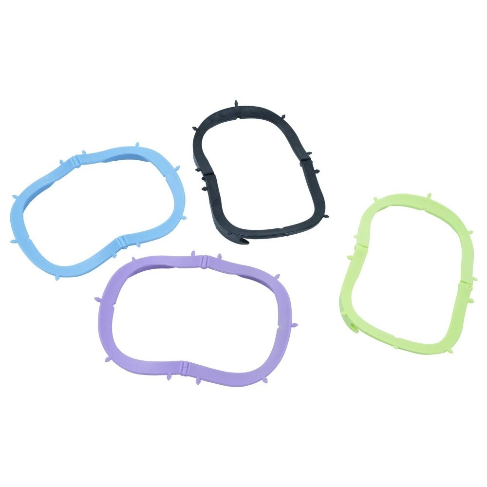 10pcs Dental Foldable Bracket Frame Plastic Rubber Dam Sheet Oral Barrier Tool