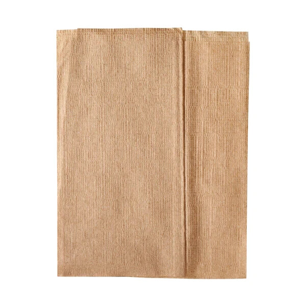 Karat 12″x13″ Off-Fold Napkins – Kraft – 6,000 ct, KN-F1213-1K