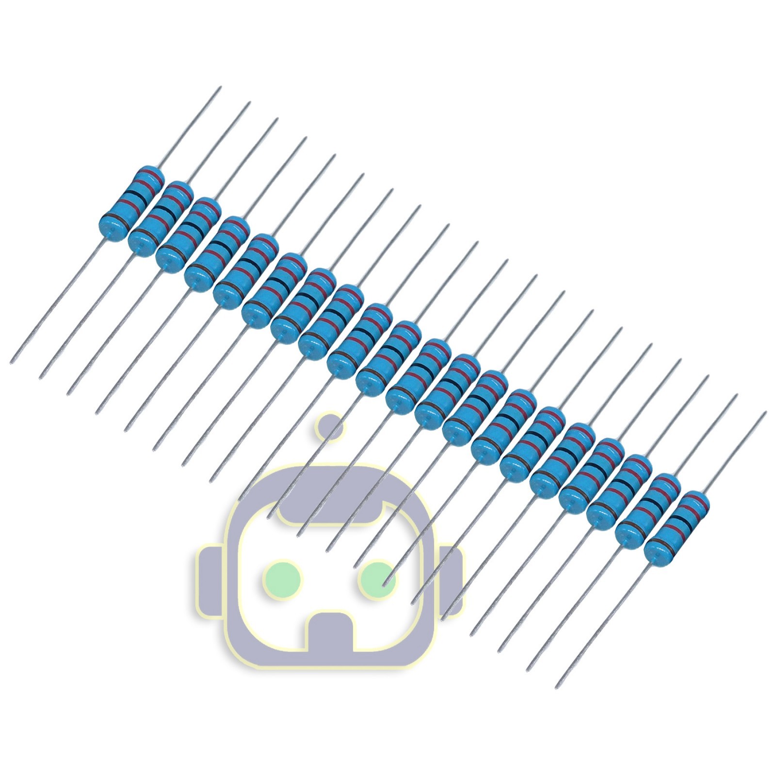 100PCS 1/4W 0.25Watt Metal Film Resistor ±1% (1Ω to 9.1MΩ Ohm Resistance) USA