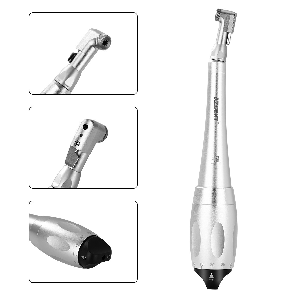 AZDENT Dental Universal Implant Kit Torque Wrench Contra Angle with 12 Drivers
