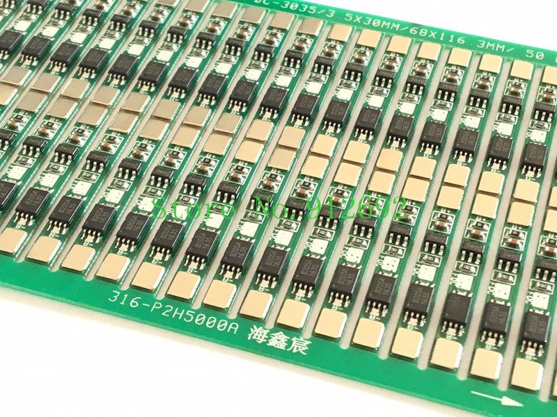 4PCS 3.7V 3A li-ion BMS PCM battery board pcm for 18650 lithium ion