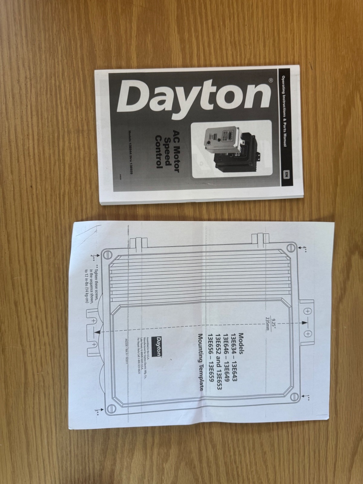 Dayton 13E646 AC Motor Speed Control VFD 2HP 230V 1PH to 3PH NEMA 4X