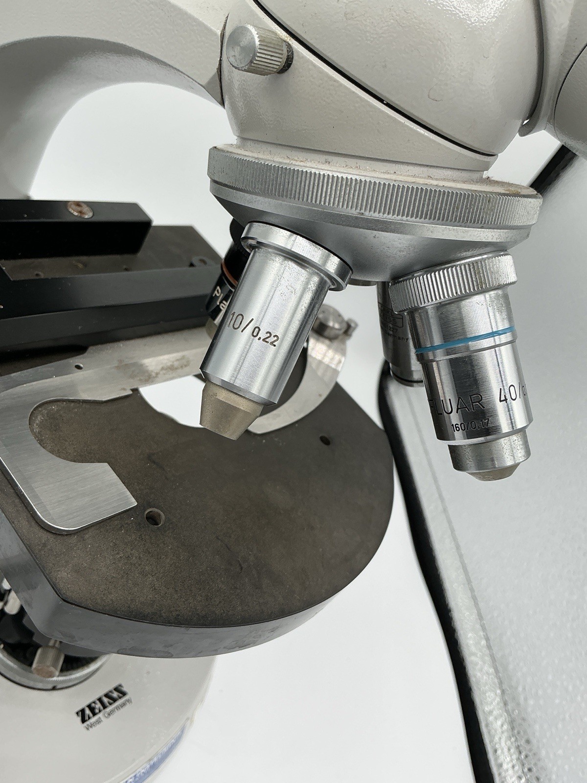 🌟Zeiss Standard 14 Lab Microscope with Objectives 4 Eyepieces-Read