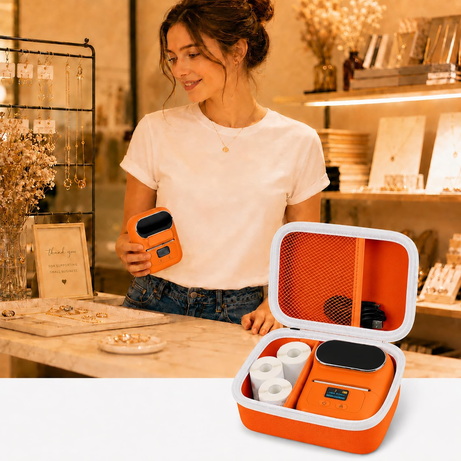 Hard Case for Phomemo M110/M110S Label Maker, Case Only