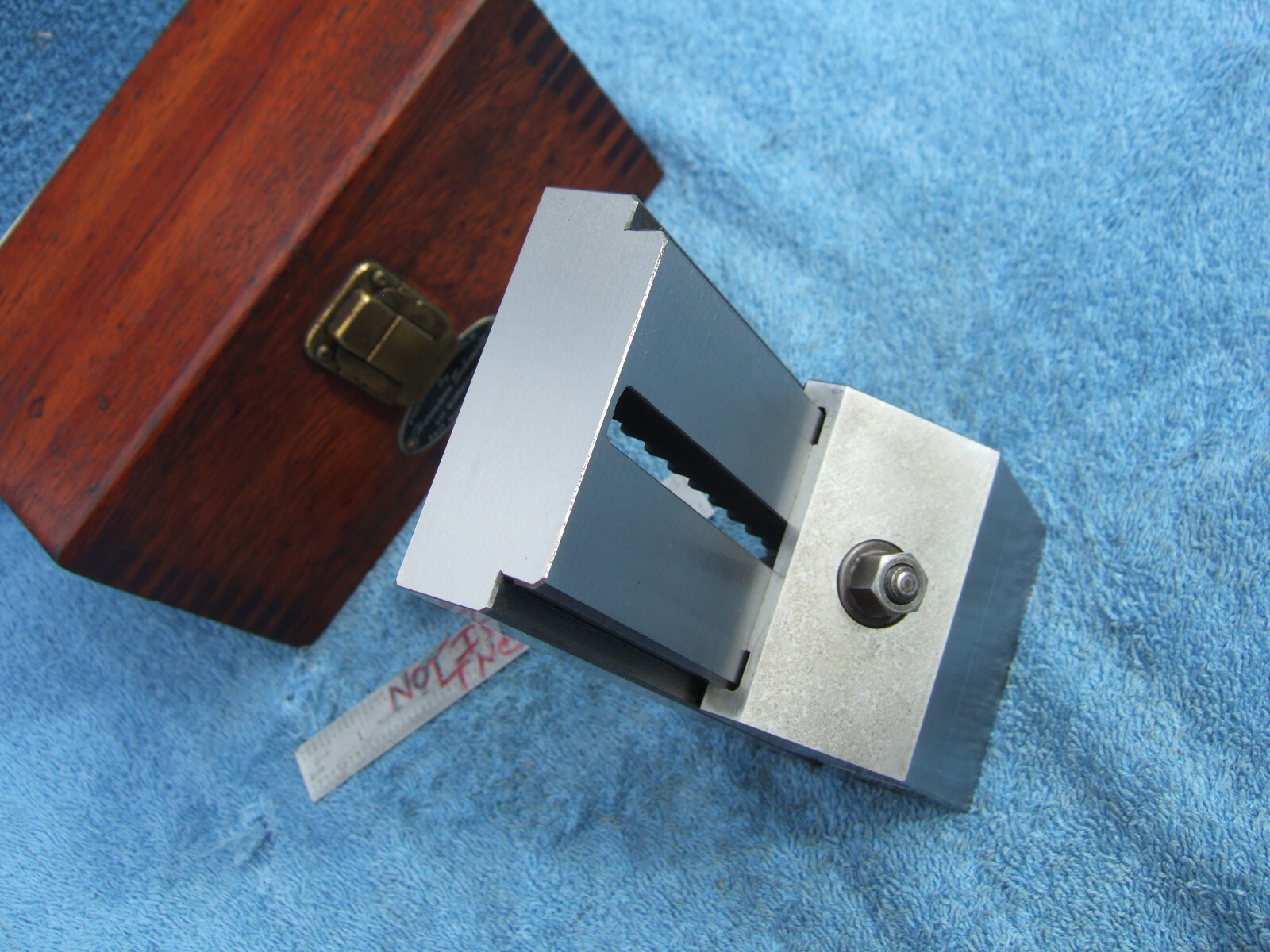 HERMANN SCHMIDT USED V0 4 WOH GRIND VISE CASE&WRENCH TOOLMAKER MACHINIST GRIND 9
