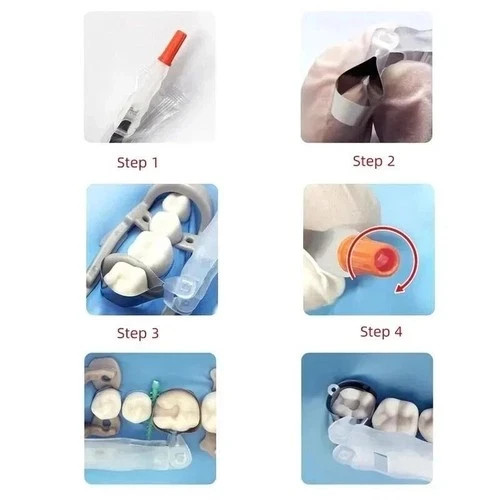 Dental Pro Matrix Bands Sectional Contoured Metal Retainerless Automatrix Locker