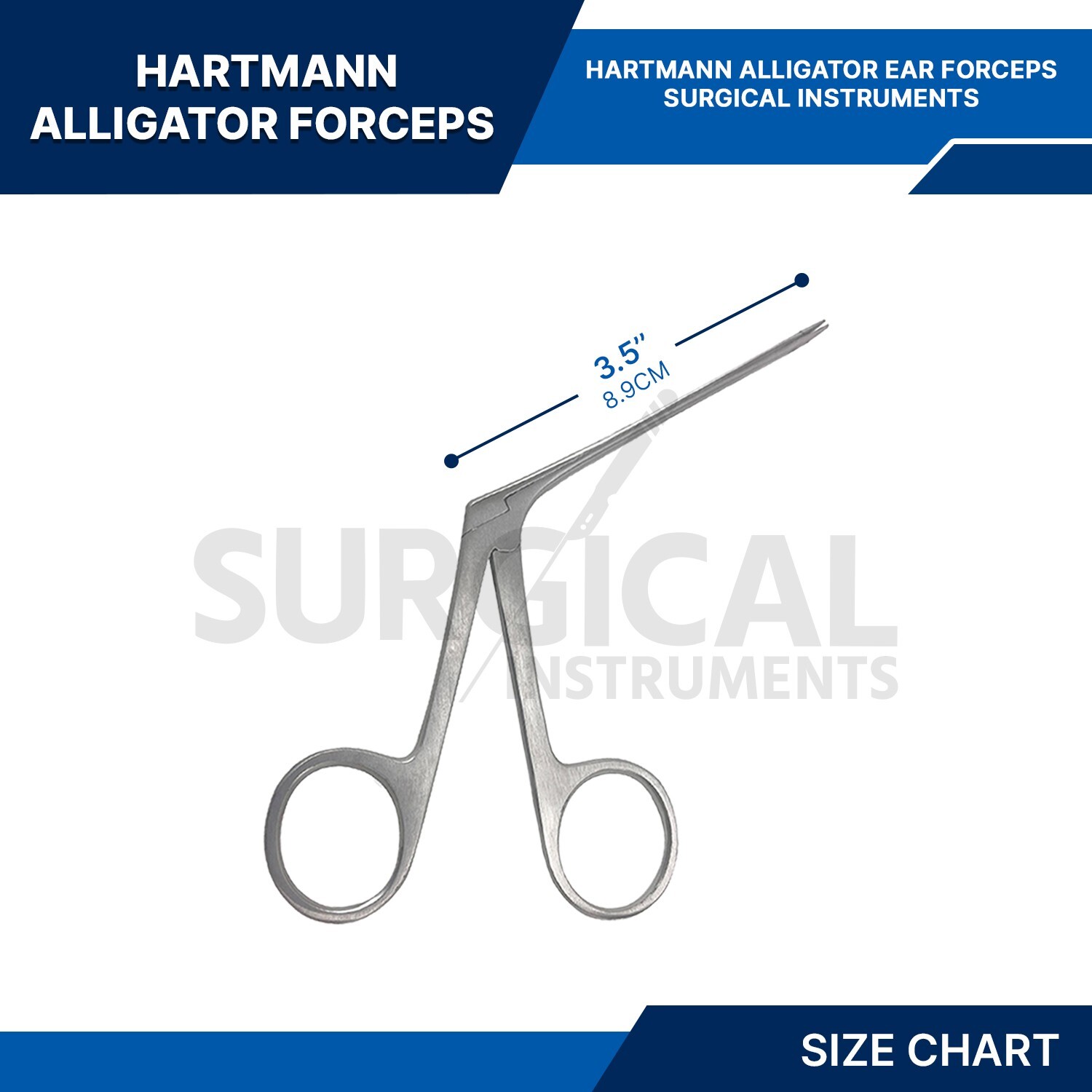 Alligator Forceps 3.5″ Surgical Veterinary Instruments Stainless German Grade