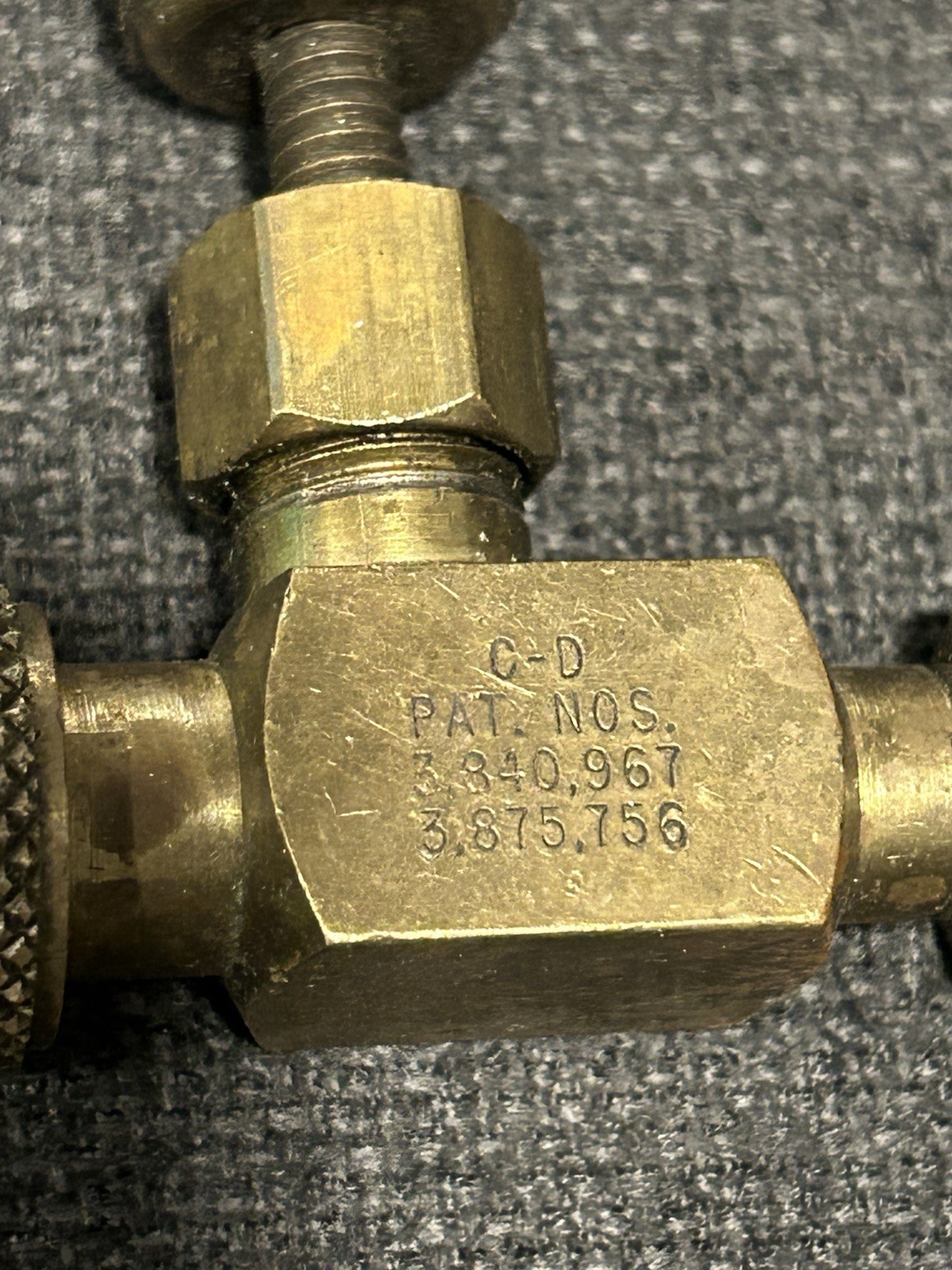 Lot Of 3 Mixed Yellow Jacket Charge Valves Different Types Comes As Shown