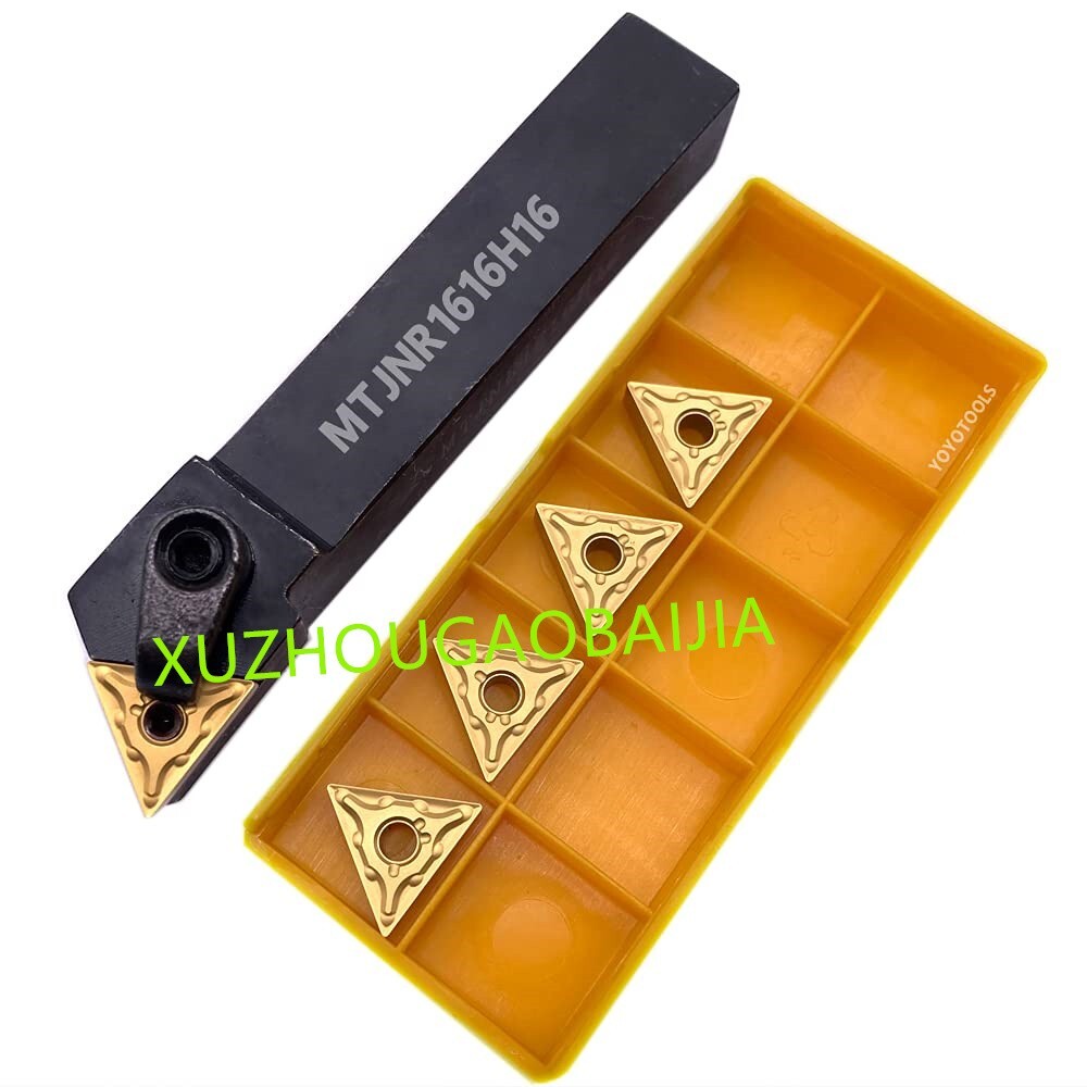 New Holder + TNMG332 TNMG160408 Carbide Inserts MTJNR1616H16 Lathe Turning Tool