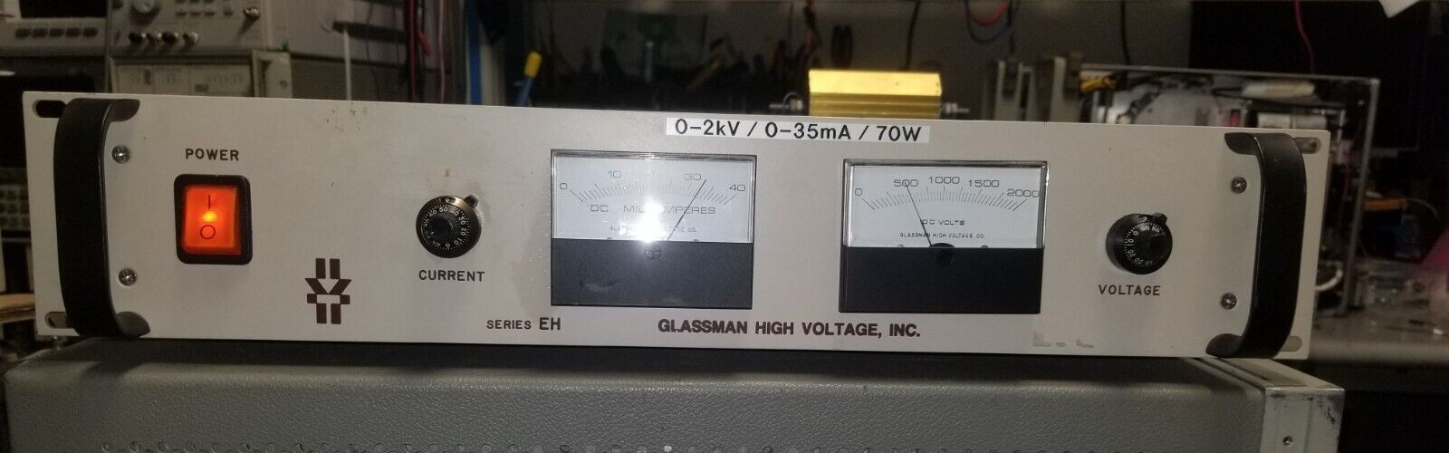 2000V Adjustable Power Supply TESTED OK 0 to 2000V, 35mA, 70W Glassman EH02P35.0
