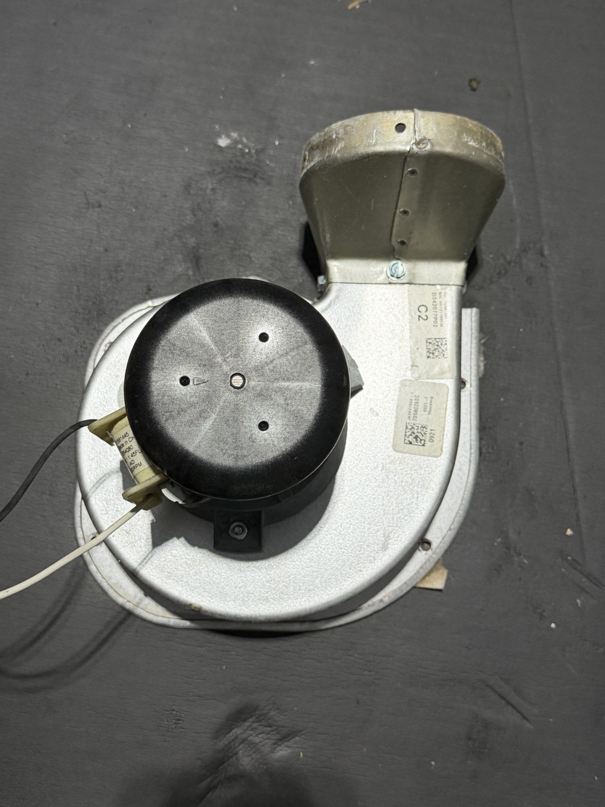 FASCO 70580260 Draft Inducer Blower Motor 7158-0164E Trane D342077P02 used #L52A