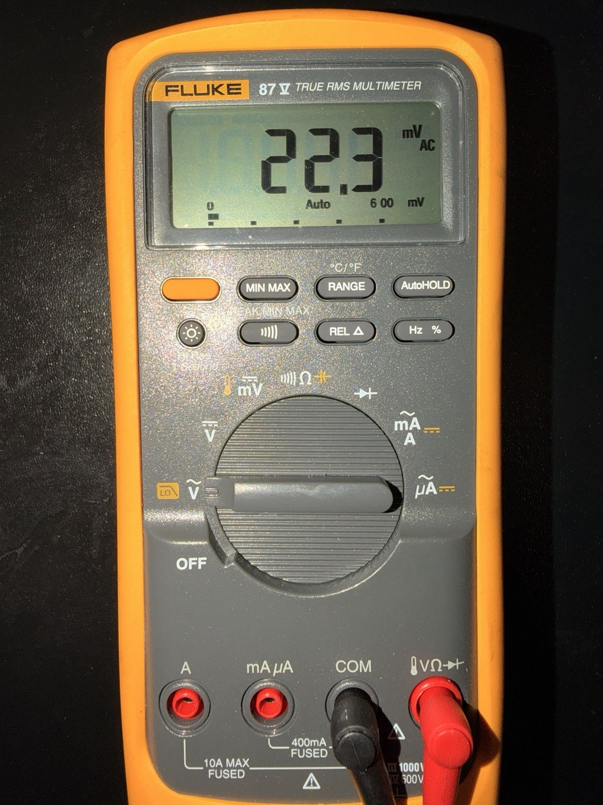 Fluke 87V Digital Multimeter Tool True RMS (not Apart Of The Recall) w/i400