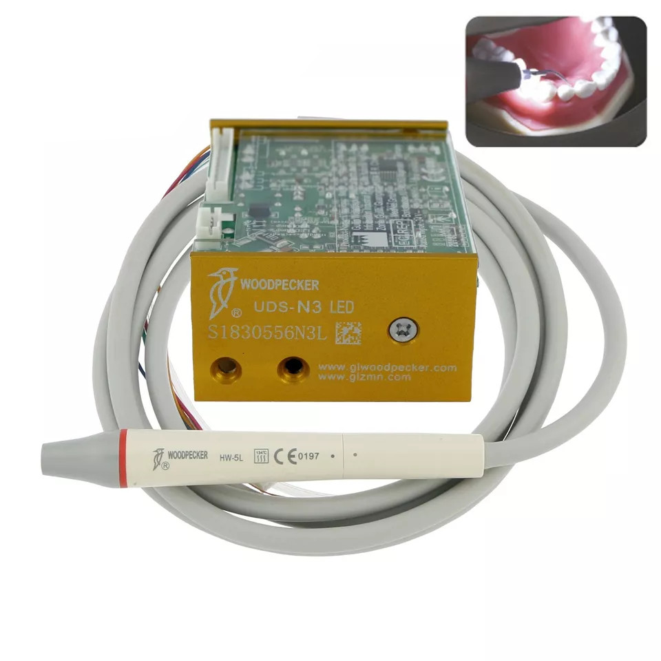 Woodpecker Dental Ultrasonic Piezo Scaler UDS-N3 LED Handpiece HW-5L EMS Tips