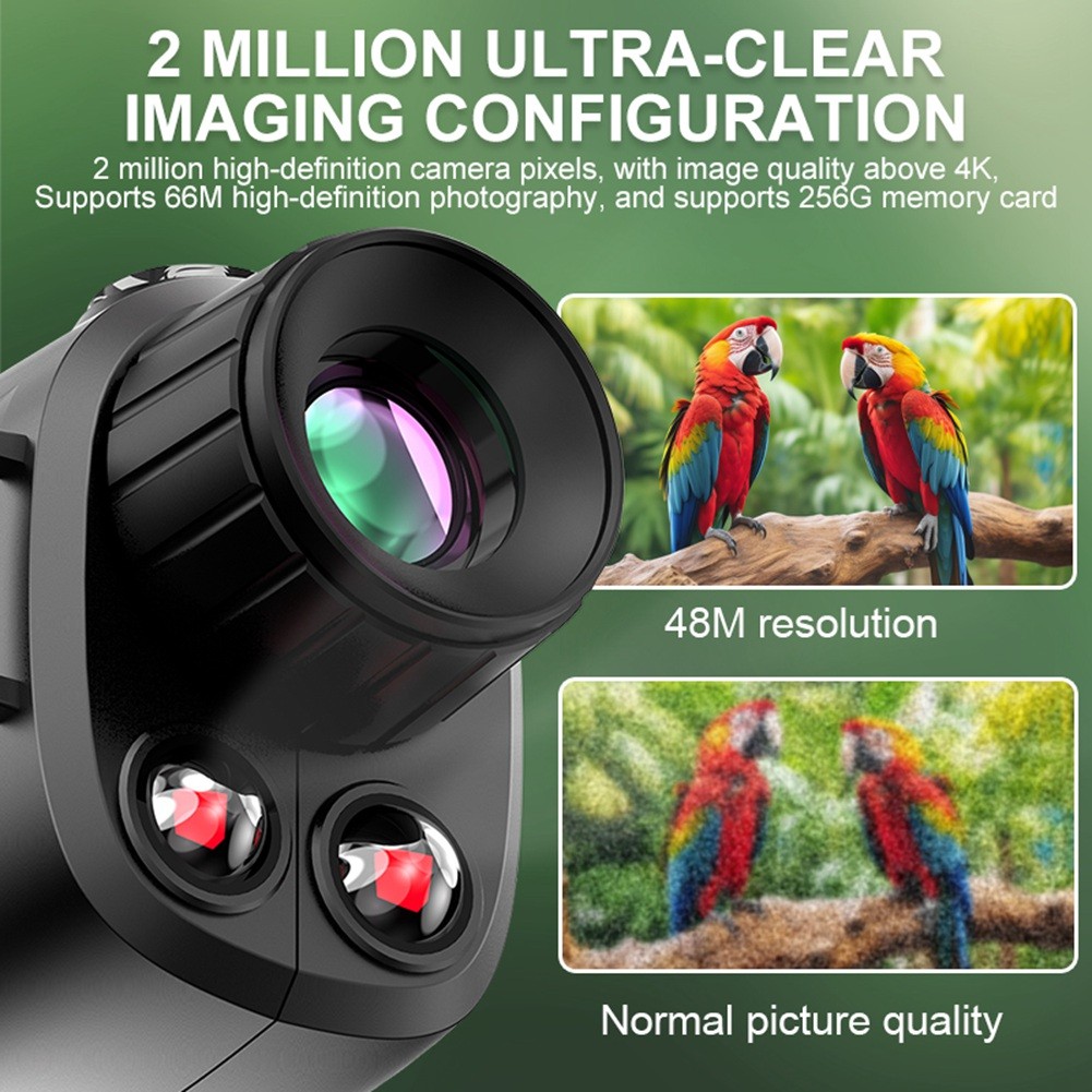 4K Night Vision Monocular with Rechargeable, 18x Digital Verg4693