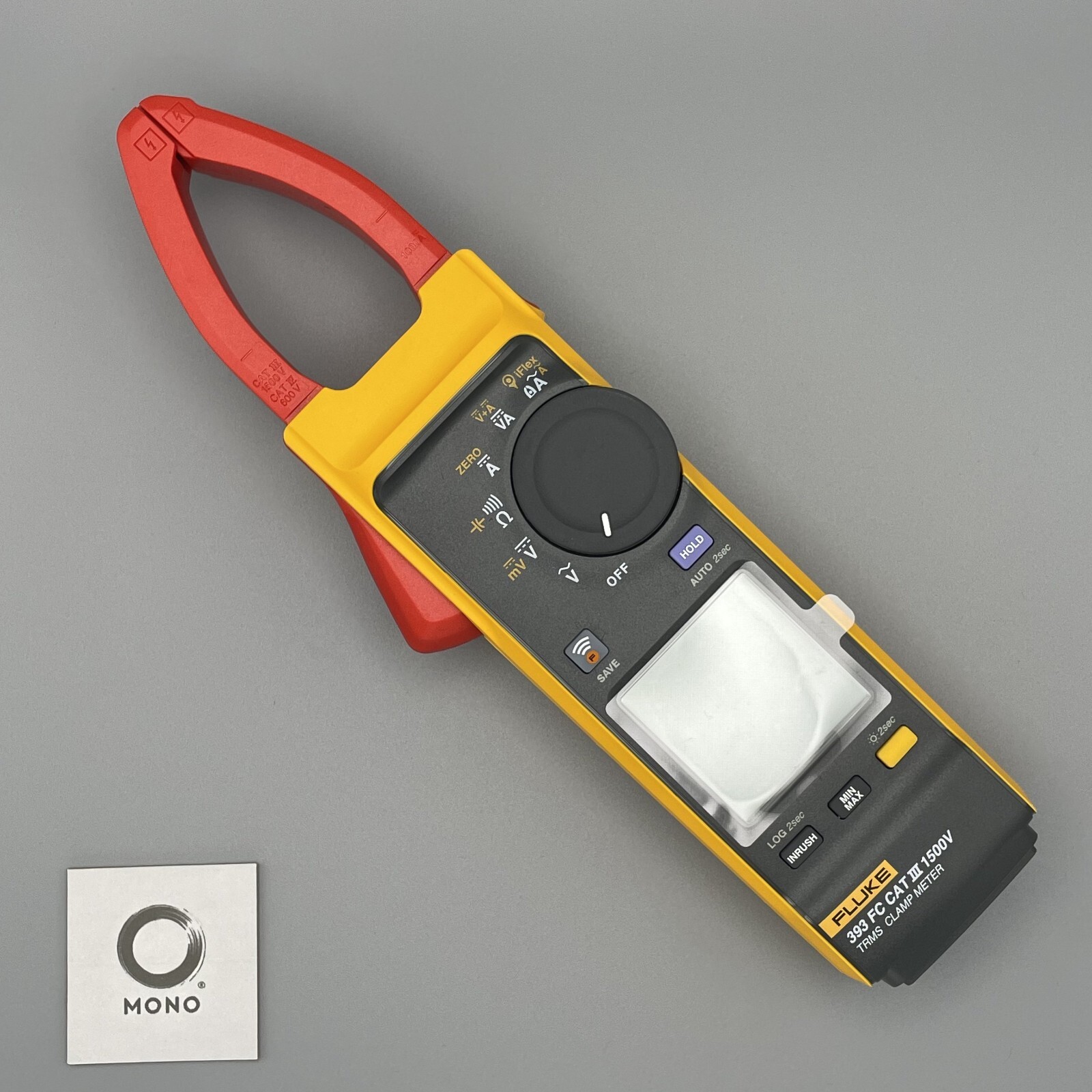 Fluke 393 FC True-RMS Clamp Meter – 1500V CAT III, Compact, IP54 Rated NEW