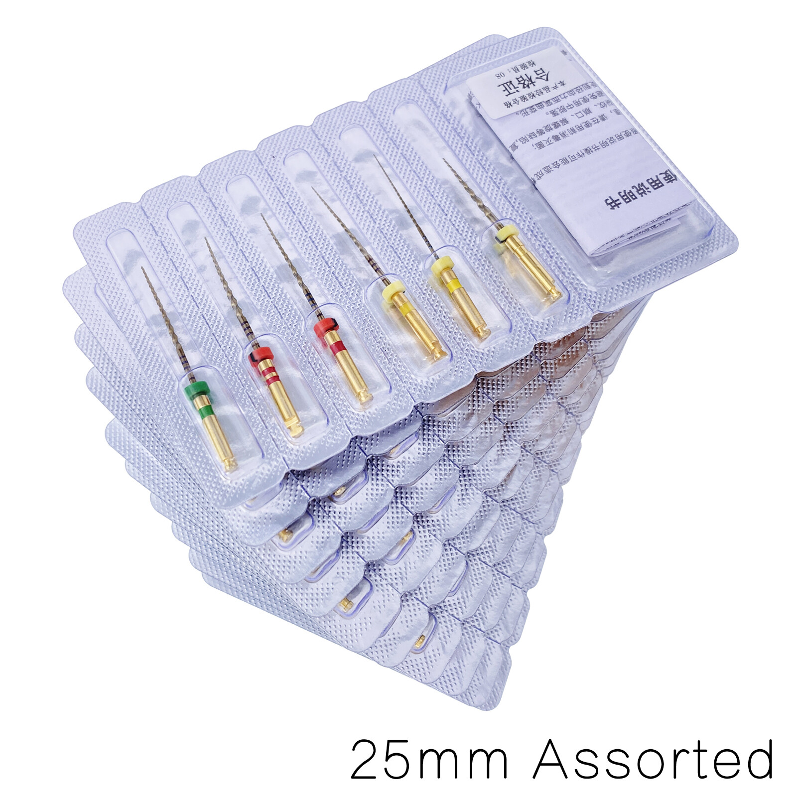 COXO SOCO SC-PRO Endo Controlled Memory NITI Gold Files Mixed 21/25/31mm